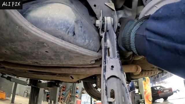замена втулки заднего вспомогательного рычага . Kia Optima