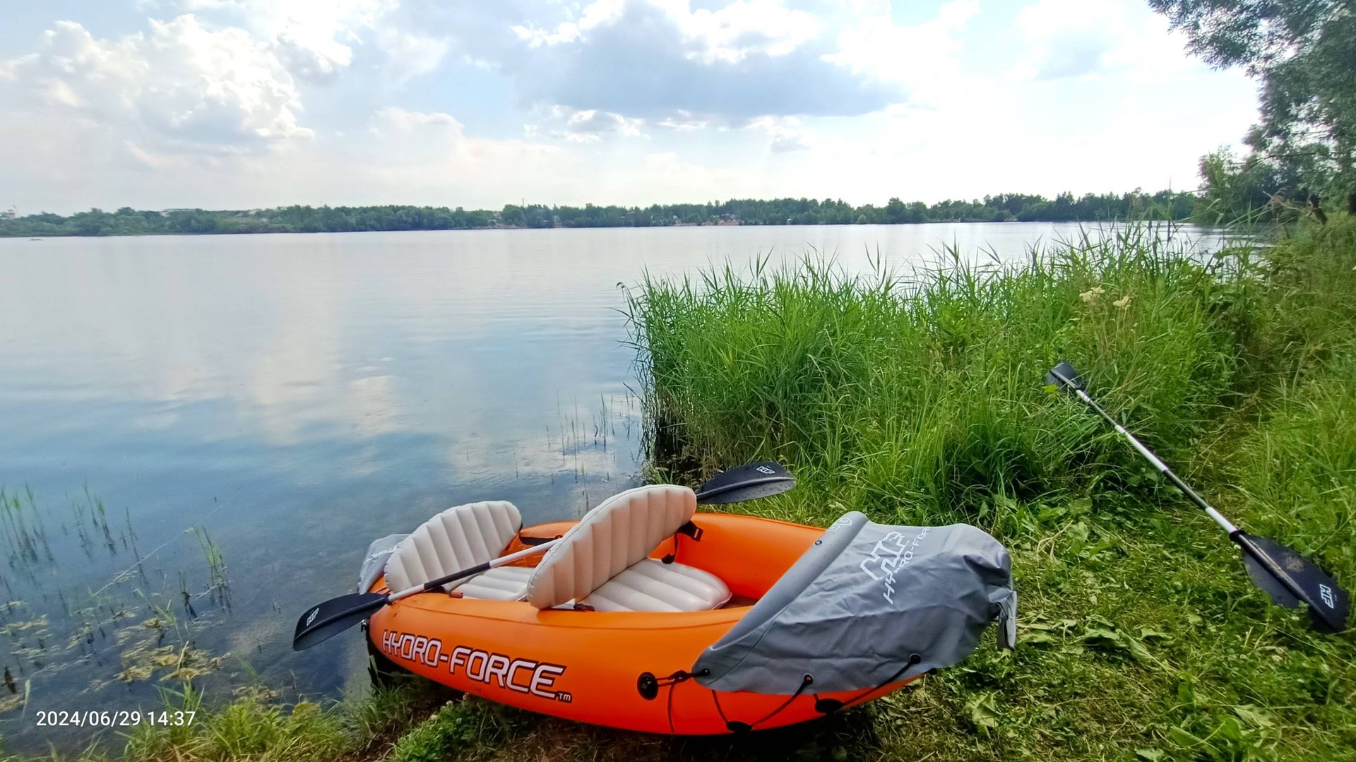 Каяк Hydro-Force Rapid X2. Испытание на открытой воде