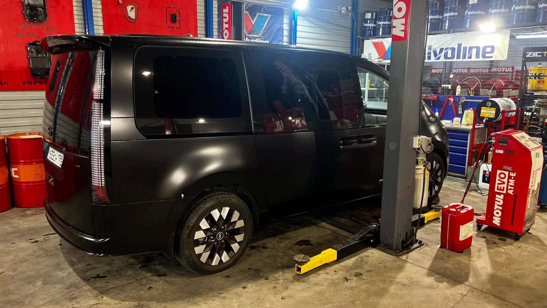 Полная аппаратная замена масла в АКПП Hyundai Staria A8lf2