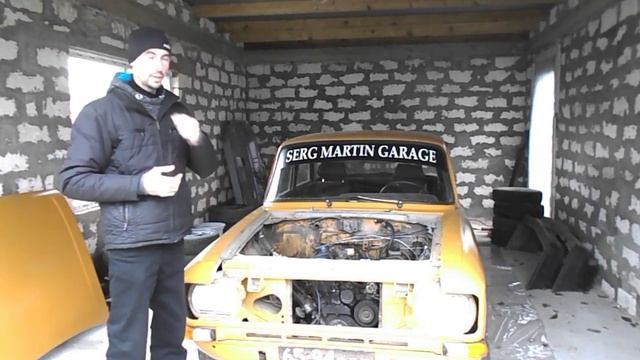 Начинаем разбирать Москвич 2140. Доработка выхлопной си