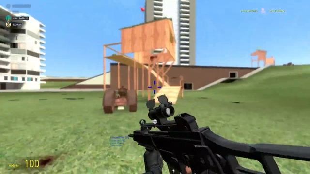 Pvp на 4 башнях за арбузы  Garry's Mod