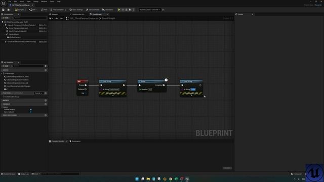 Unreal Engine 5 - Введение в Bluprint'ы - Урок 2. Наш первый код