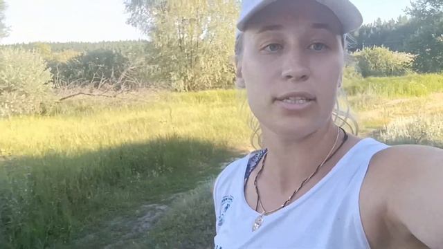 Обзор дистанции нашего пробега🌳🌲🌾чистый сосновый