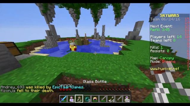 Minecraft Skywars #8 Ft. SuperSlavi - Напрегнат Gameplay