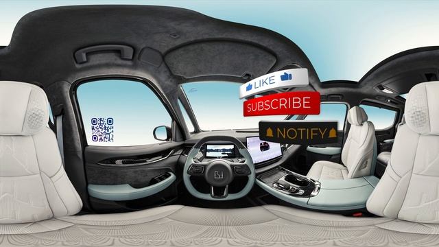 ZEEKR 009 2024 108kWh - интерьер минивена от первого лица. Ты мож