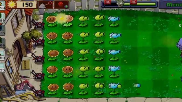 мда горох это сила| Plants Vs Zombies|Прохождение #2