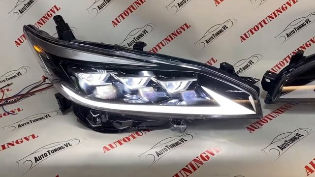 Фары на Toyota Wish 20 (2009-2017г) в стиле Lexus