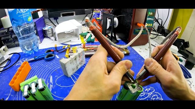 Замена аккумулятора в электросамокате 29.2 Вольта.