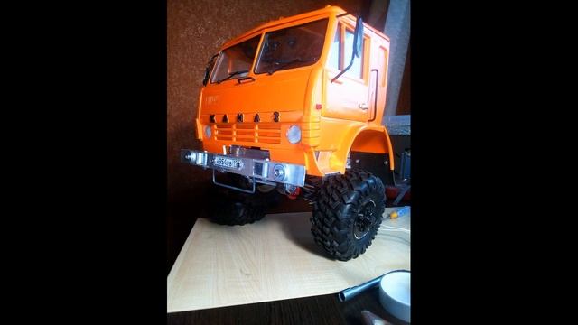 Сборка модели камаз RC