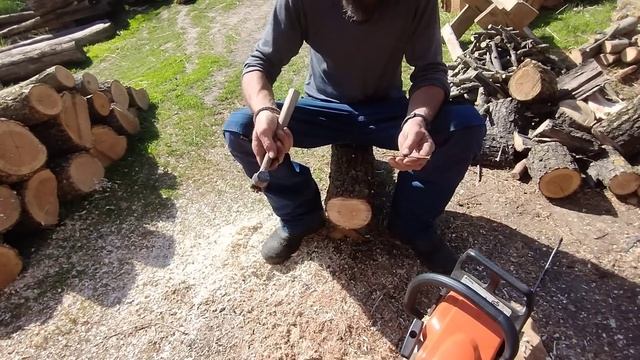 А якщо закалити зуби бензопили? Зараз спробуємо 😁