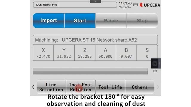 Інструкція з використання фрезерного верстата UPCERA A52 (