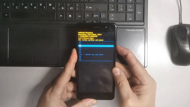 Nomi I5511 Space M1 Black. Сброс графического ключа или пароля. Hard
