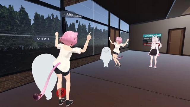 VRchat кривляемся перед зеркалом