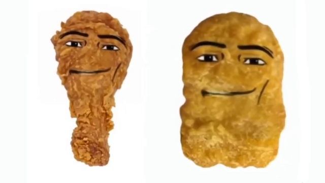 Наггетс и куриная ножка поют чота (@clown?) автор     #Стоят?