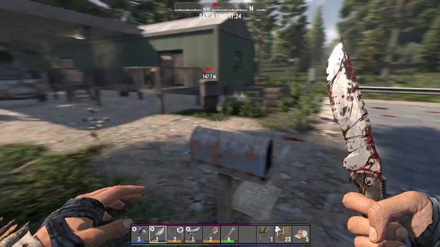 - Ночная Охота и Велосипед - 7 Day To Die 1.0 -  Ep. 04  [HARDCORE] [English S