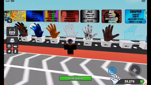 Как получить все перчатки в SlapBattles (делал полтора часа)