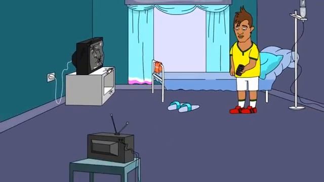 Как смотрел матч Бразилия-Германия Неймар