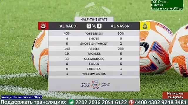 «Аль-Наср» – «Аль-Раид».Чемпионат Саудовской Аравии.
