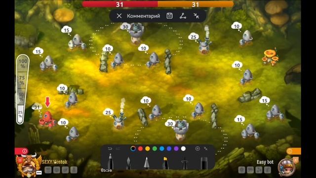Самый полный разбор карты D78 🍄Mushroom Wars 2🍄 Турнир Сегод