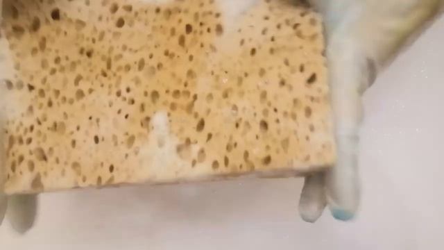 LARGE POROUS SPONGES. RINSING. PART 2. ASMR /ПОЛОСКАНИЕ БОЛЬШИХ ПОРИСТЫХ ?