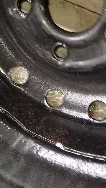 Пескоструйная обработка штамповоных дисков #пескостр