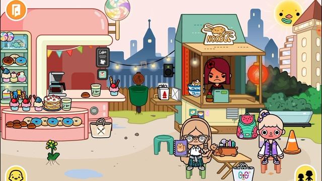 Мой мир и домик  игре Тока Бока