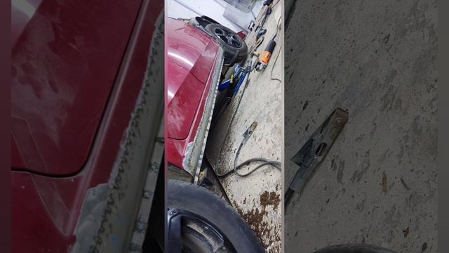 Kia Cerato  Киа замена пороги покраска