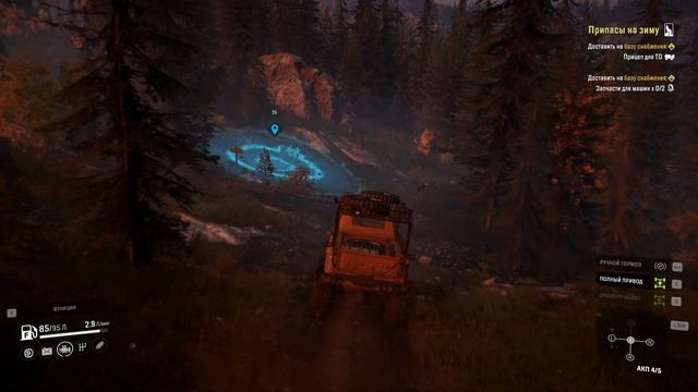 Прохождение игры Snowrunner карта Мичиган Смитвиллская да?