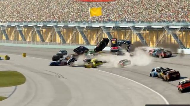 NASCAR 14  Една голяма катастрофа.