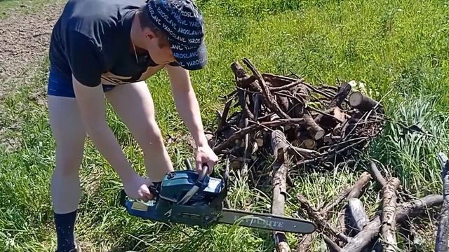 ЧТО СТАЛО С БЕНЗОПИЛОЙ ЗА 3000 РУБ СПУСТЯ   ПОЧТИ ГОД  / ТЕ