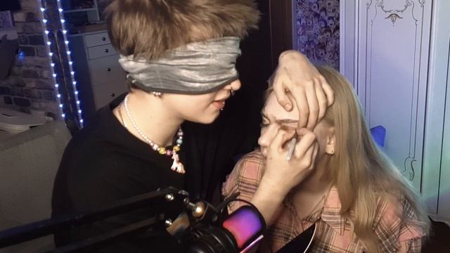 МАКИЯЖ ВСЛЕПУЮ! | лучше, чем обычно