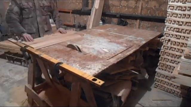 Торцуем детали для табуретки