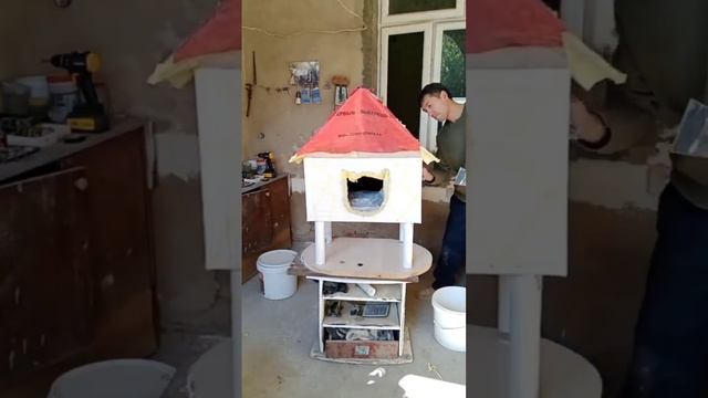 Дом для кошек эксклюзив Домик для кота и кошки. Когтет?