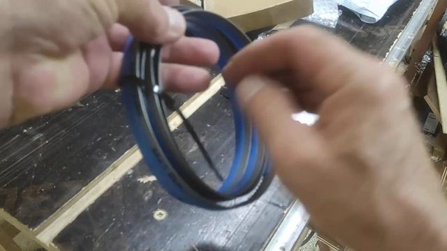 распаковка ленточной пилы(полотна) М - 42 , и другие плюш