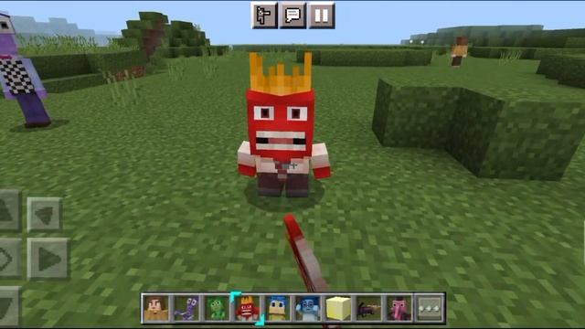 МОД НА ГОЛОВОЛОМКУ 2 В МАЙНКРАФТ PE | INSIDE OUT 2 MINECRAFT