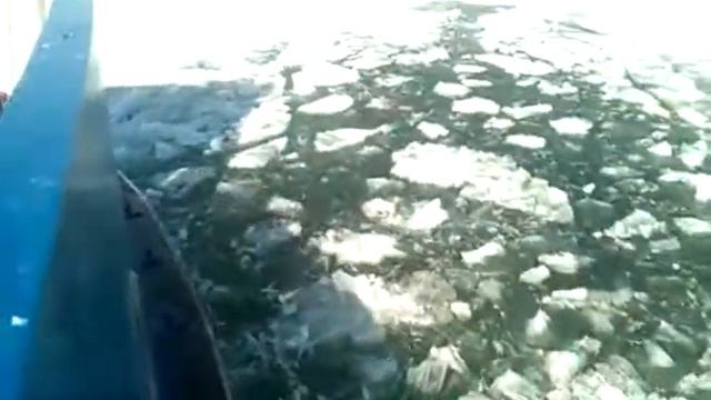 2018 БАЙКАЛ    ПАРОМ НА ОЛЬХОН ПЕРВЫЙ РЕЙС ПО ЛЬДУ