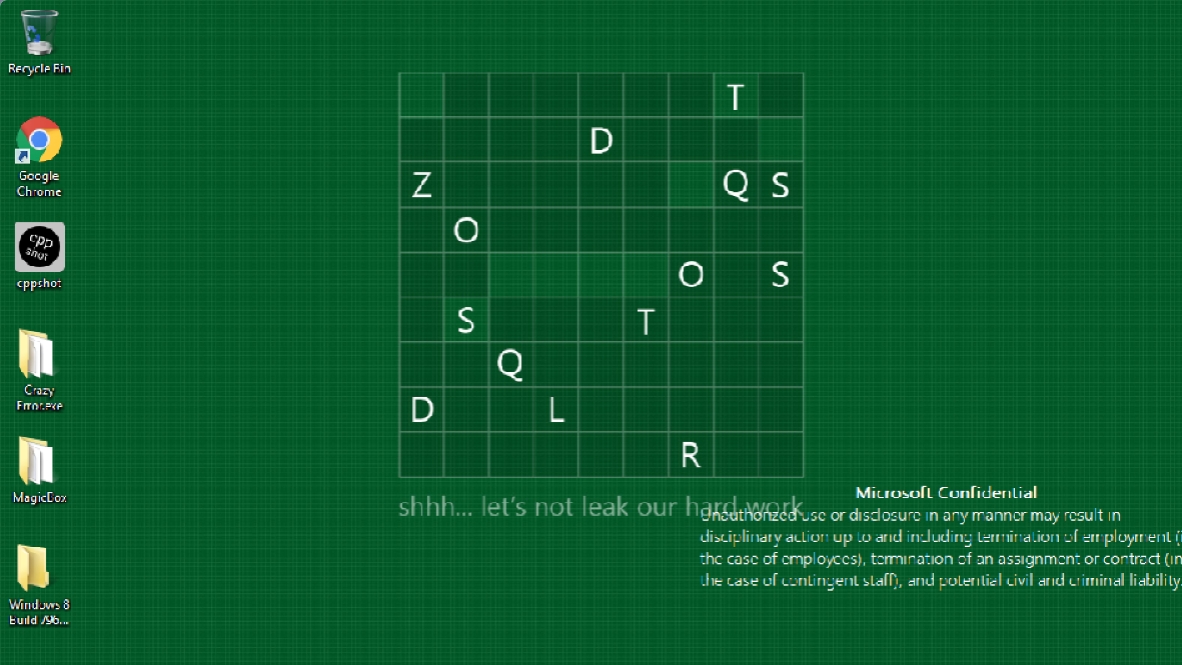 Windows 8 Build 7963 CzE (Crazy Error)