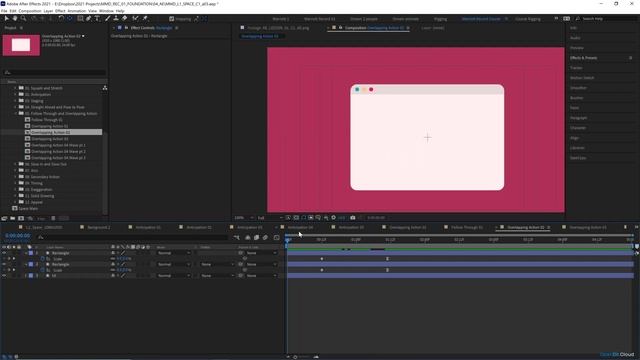1.4 Follow Through & Overlapping Action
