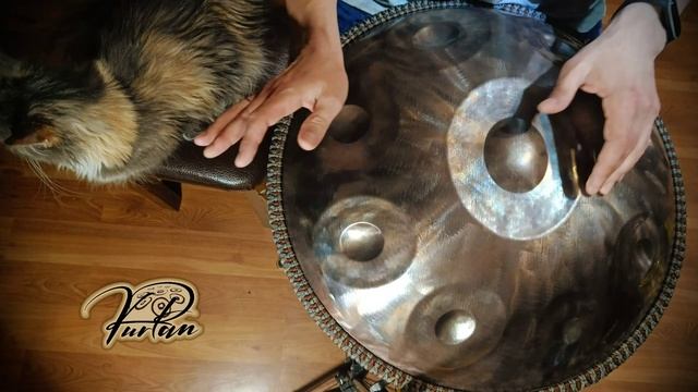 KurPan | Handpan D Romanian Hijaz 9 | D / G A A# C# D E F A | нержавейка _ котя