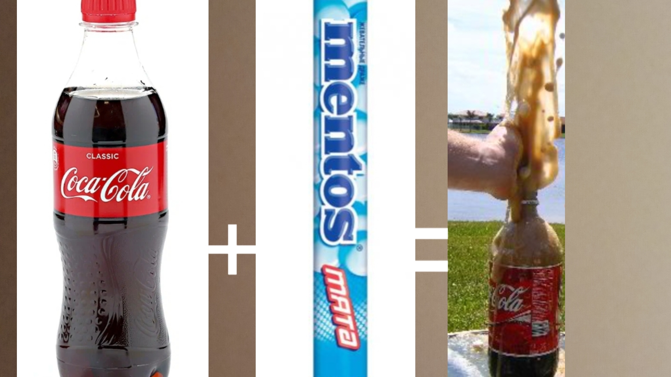 Что будет если взорвать кока-колу и Mentos!!