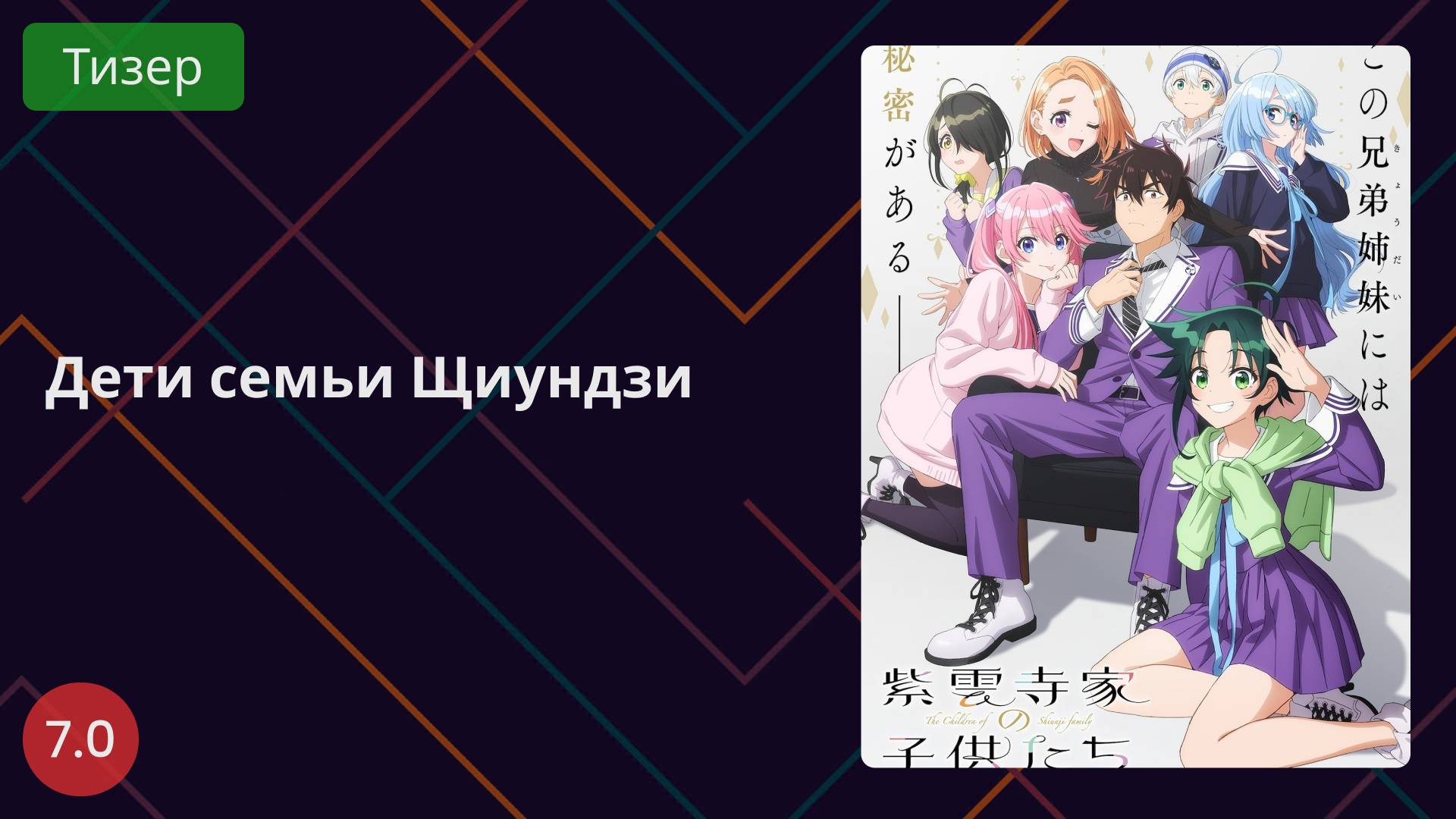 Аниме тизеры