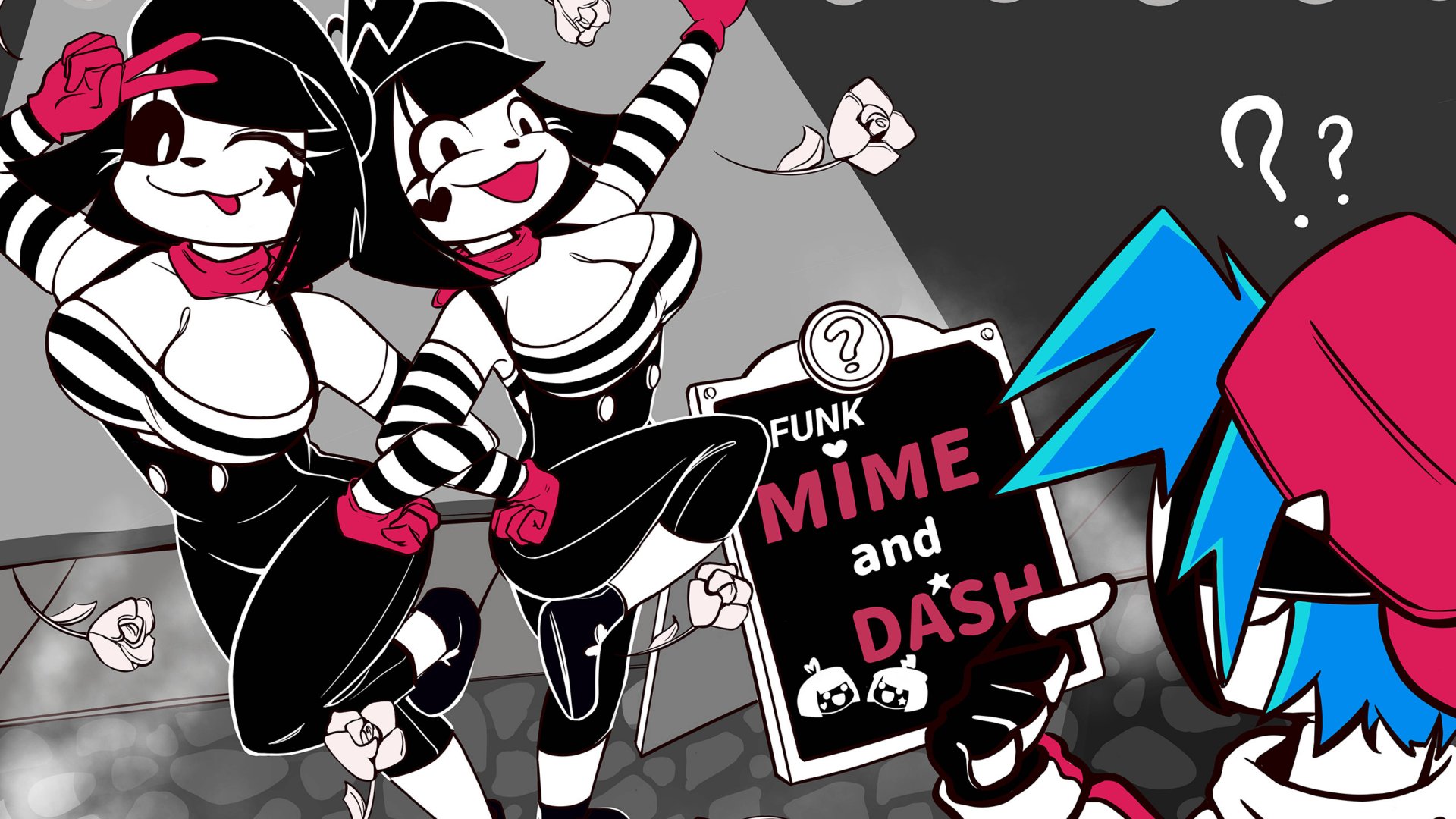 FNF Mime And Dash Showcase