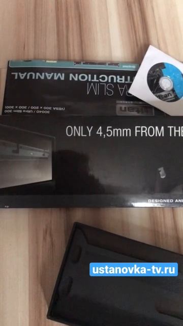 Как повесть телевизор близко к стенке. Крепление для телевизора. Ультратонкое крепление.