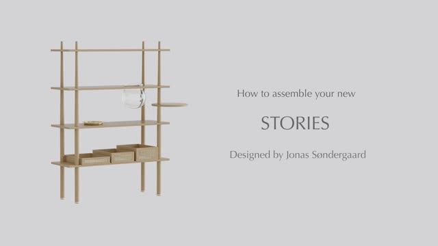 Инструкция по сборке стеллажа Stories Shelving