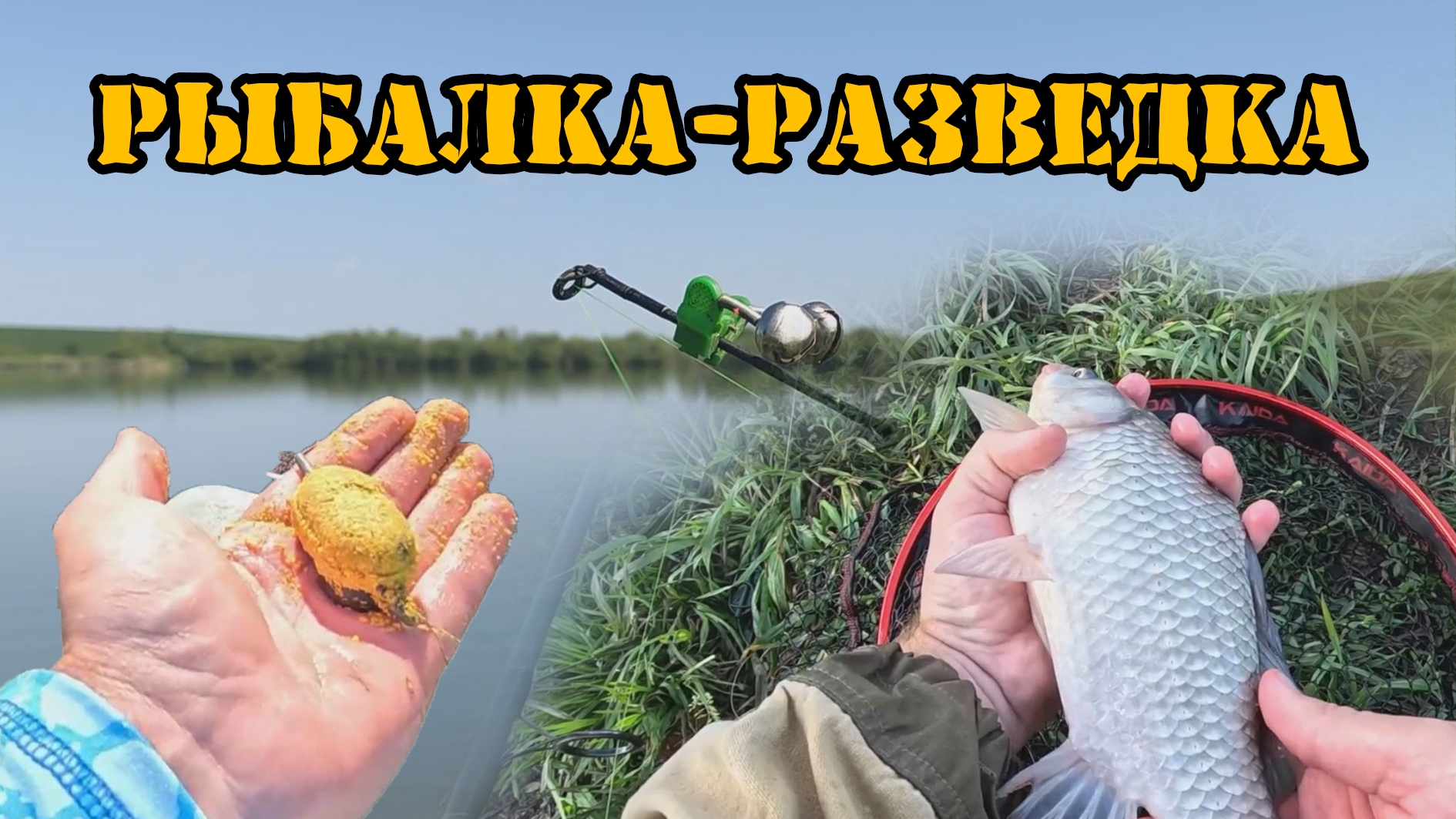 Рыбалка - разведка🎣 Карась здесь точно есть! Донка и флэт. #рыбалка2025 #fishing #feeder #карась