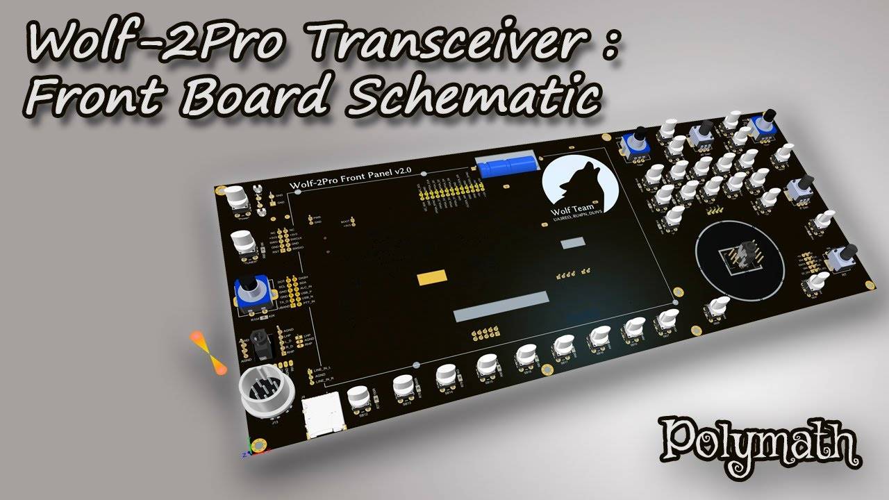 Wolf-2Pro Transceiver : Frontboard Schematic