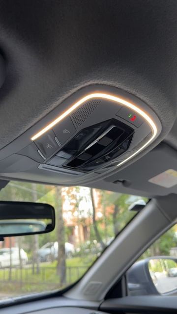 Контурная подсветка центрального плафона