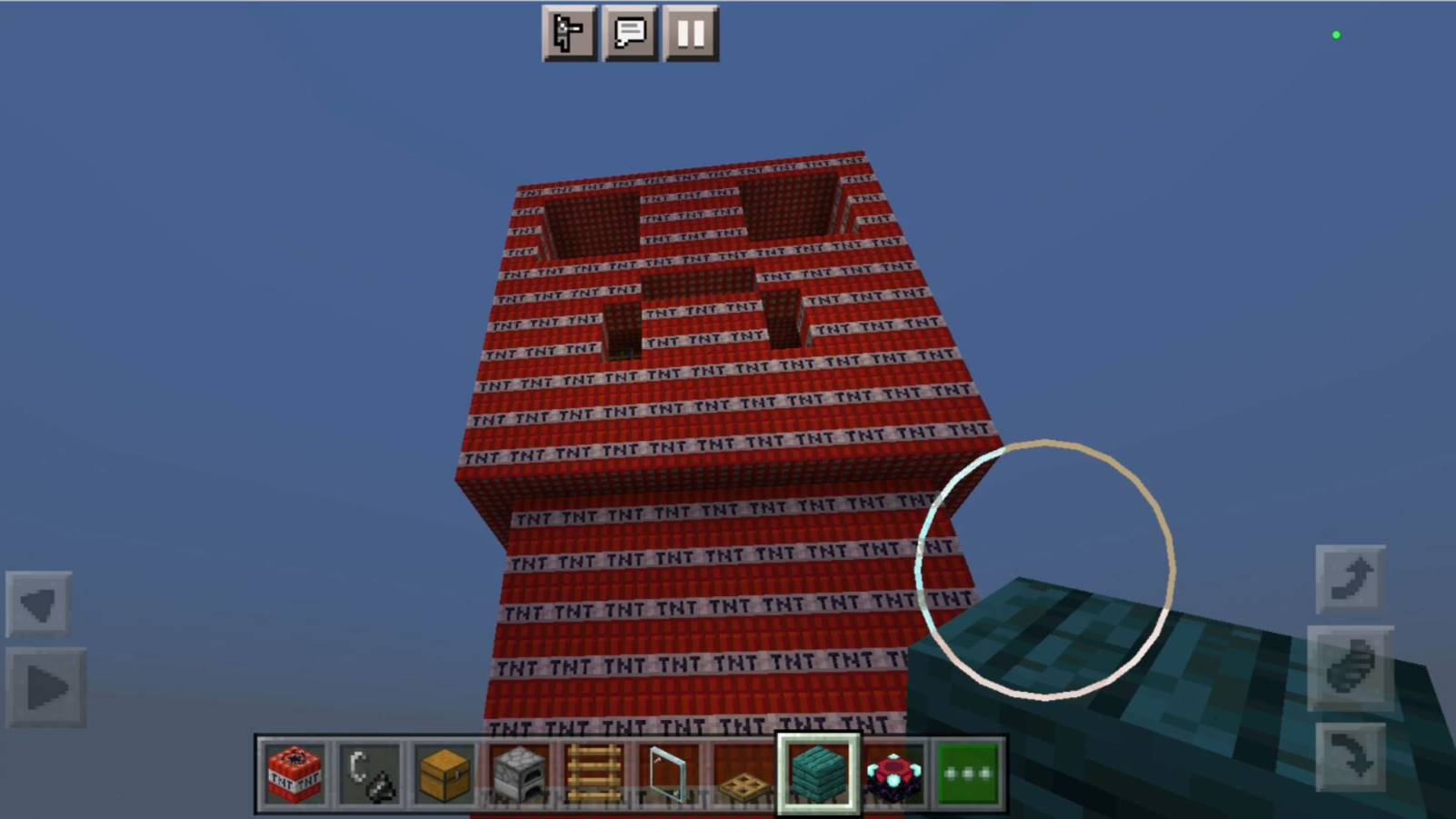 Взрыв вселенной в Mincraft