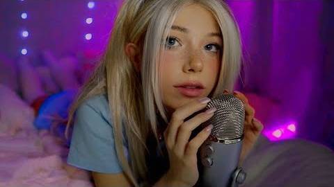 DOLLBLUSH ASMR Уютный АСМР в постели 🧸🤍 Мягкий шепот и царапанье микрофона для сна