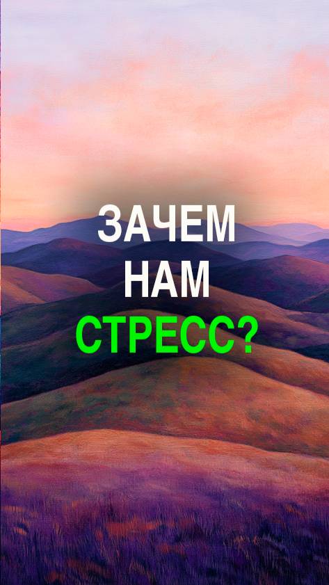 Почему стресс нам нужен — коротко и по делу